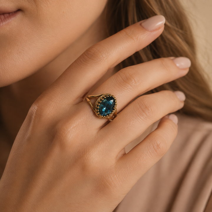Midnight Sapphire Ring