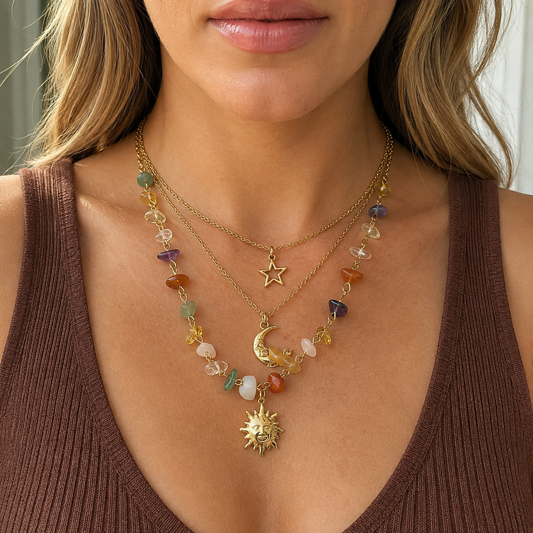 Celestial Harmony Layered Necklace