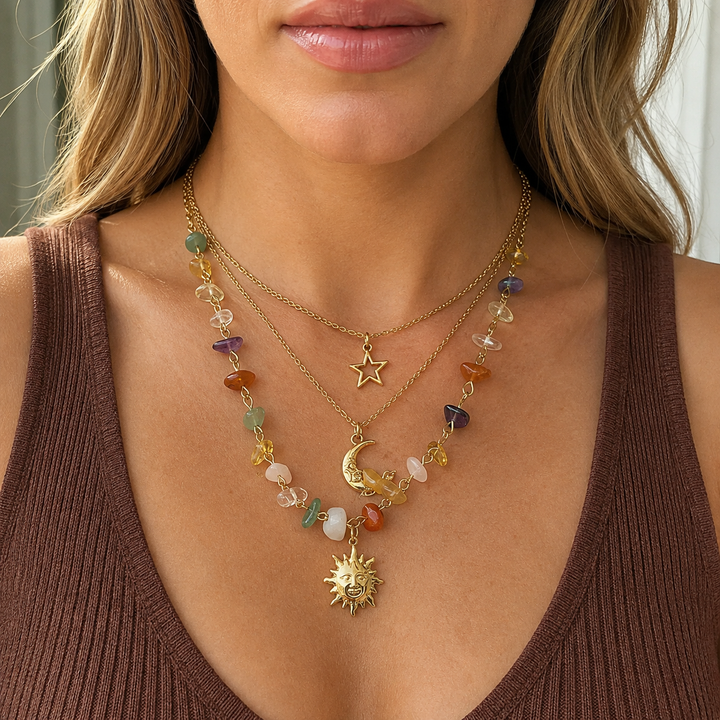 Celestial Harmony Layered Necklace