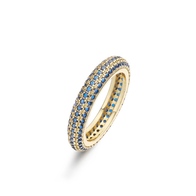 Spectrum Sparkle Band Ring