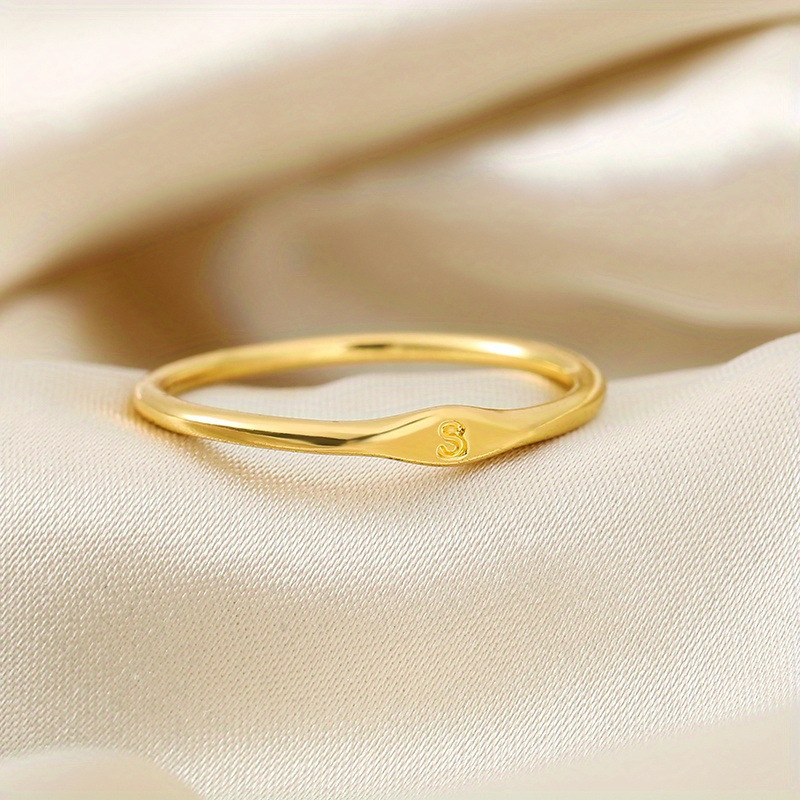 Signature Initial Ring Collection