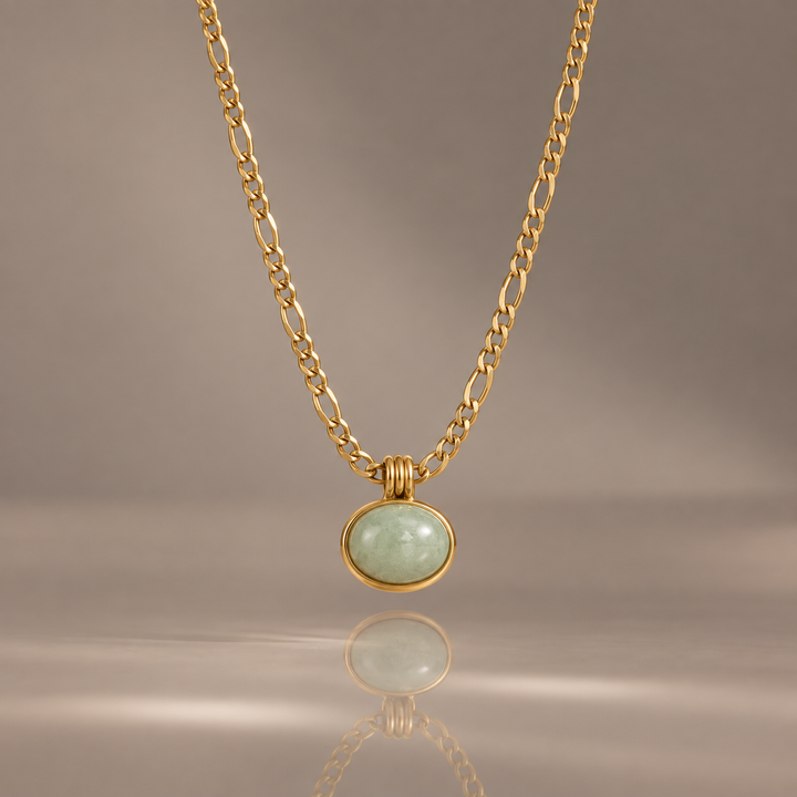 Natural Stone Pendant Necklace