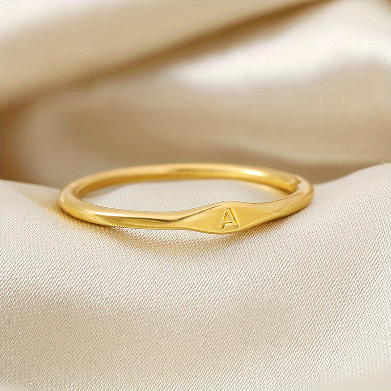 Signature Initial Ring Collection