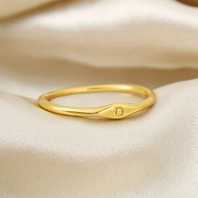Signature Initial Ring Collection
