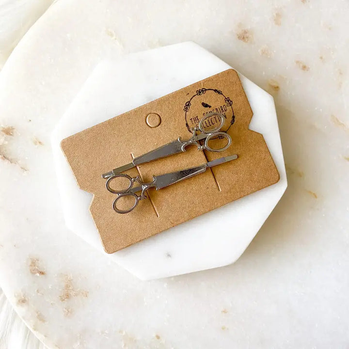 Scissor-Shaped Hair Clip