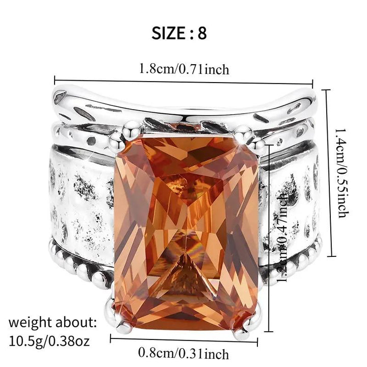 Rustic Wide Band Ring