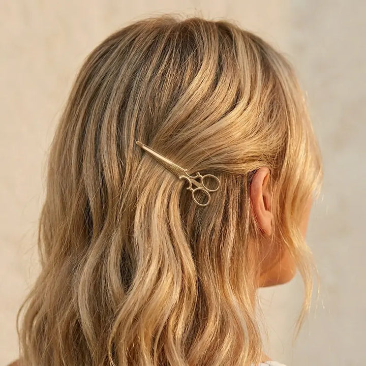 Scissor-Shaped Hair Clip