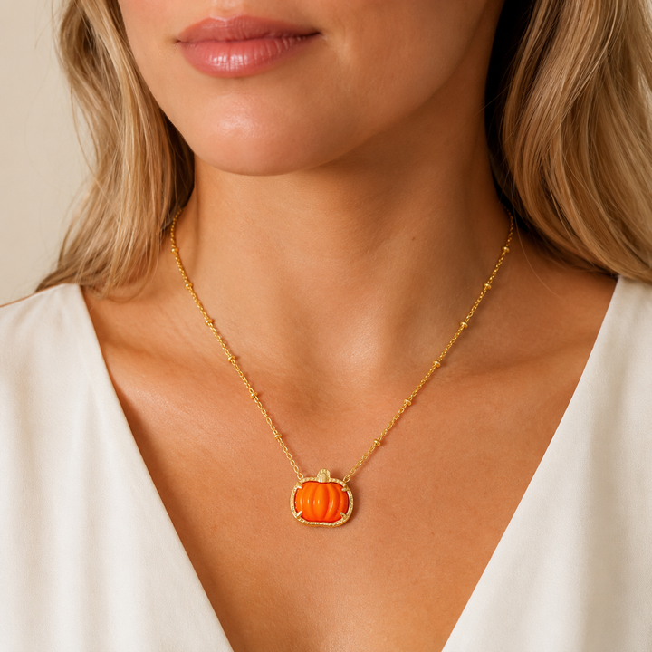 Elegant Halloween Inspired Charm Necklace