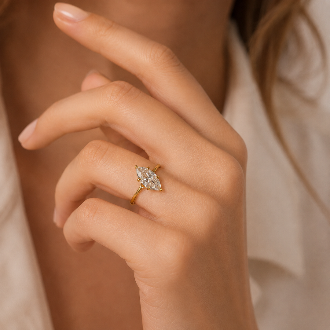 Marquise Sparkle Ring