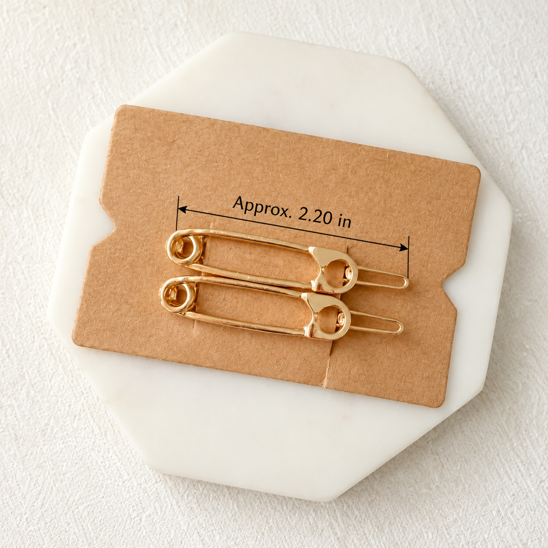Safety Pin Hair Clip
