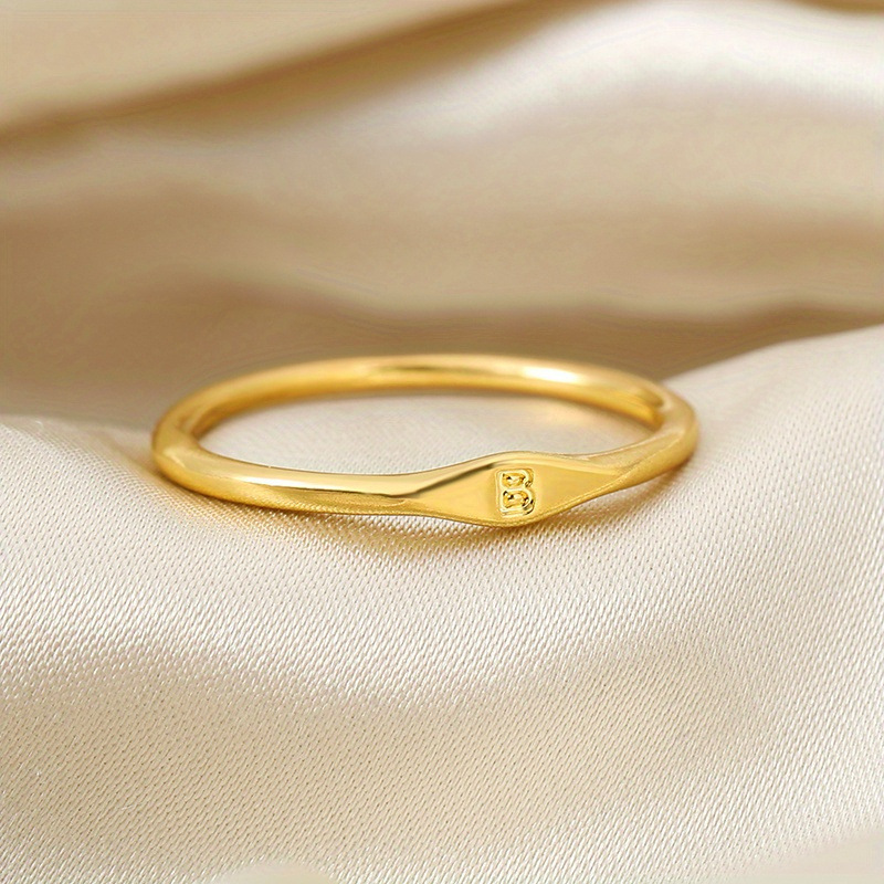 Signature Initial Ring Collection