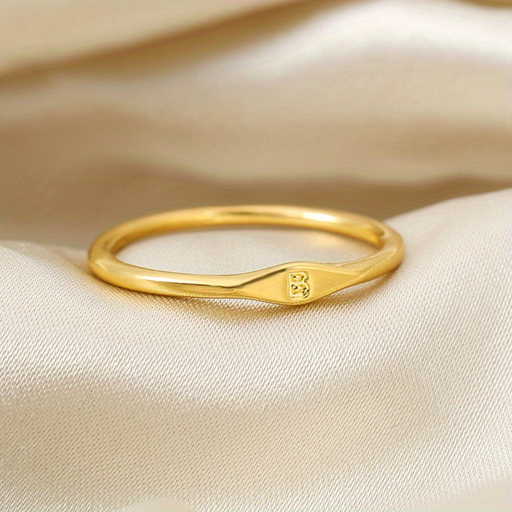 Signature Initial Ring Collection