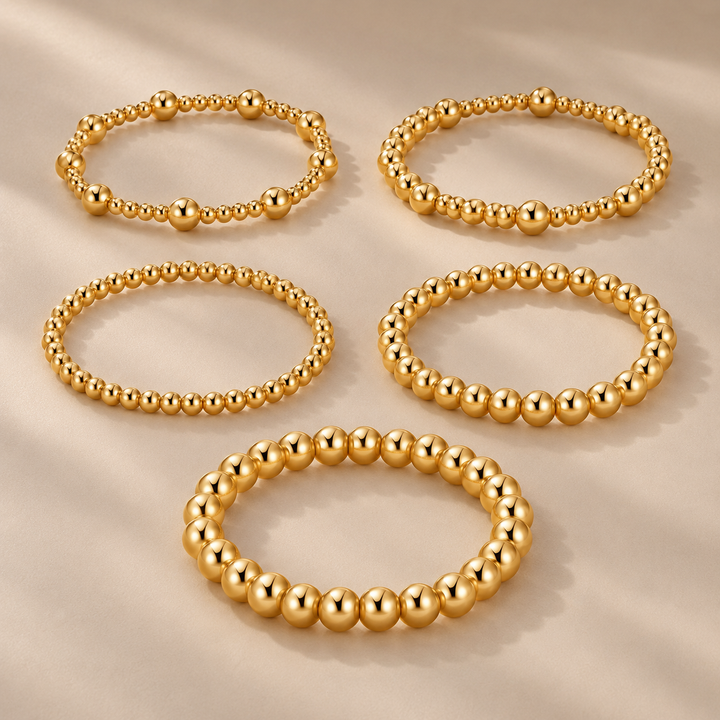 Beaded Stackable Bracelet Set