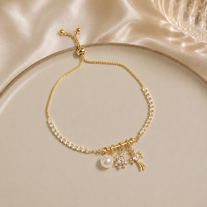 Cross Charm Bracelet