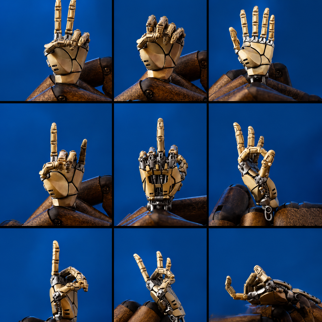 Cyber Mechanical Hand Necklace