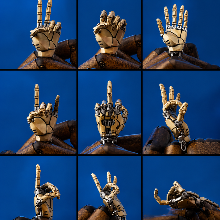 Cyber Mechanical Hand Necklace