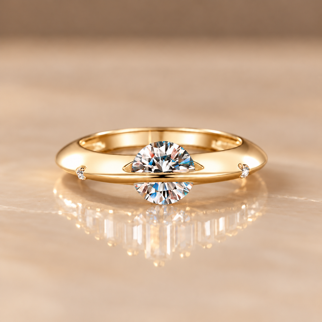 Floating Stone Elegance Ring