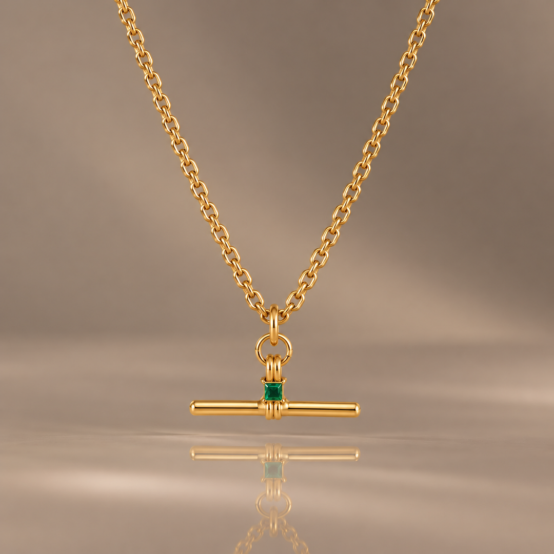 Talia T-Bar Pendant Necklace