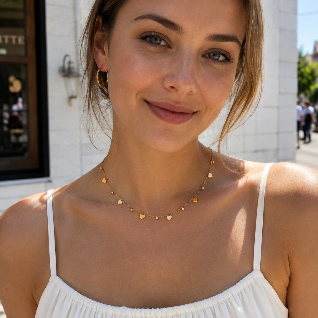 Dainty Charm Chain Necklace