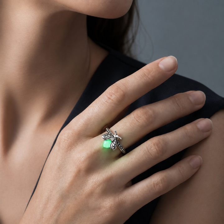 Glow In The Dark Firefly Ring