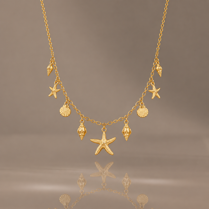 Ocean Charm Starfish Necklace