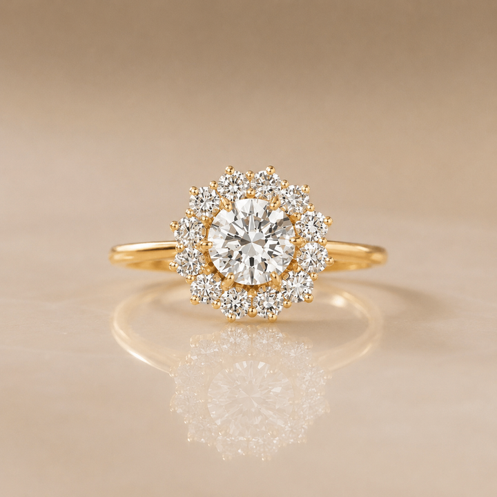 Halo Blossom Ring