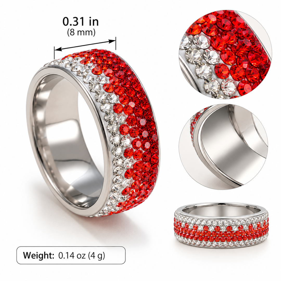 Sparkling Pavé Band Ring