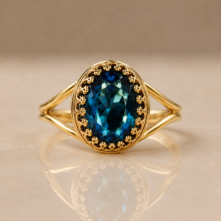 Midnight Sapphire Ring