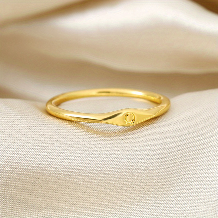 Signature Initial Ring Collection
