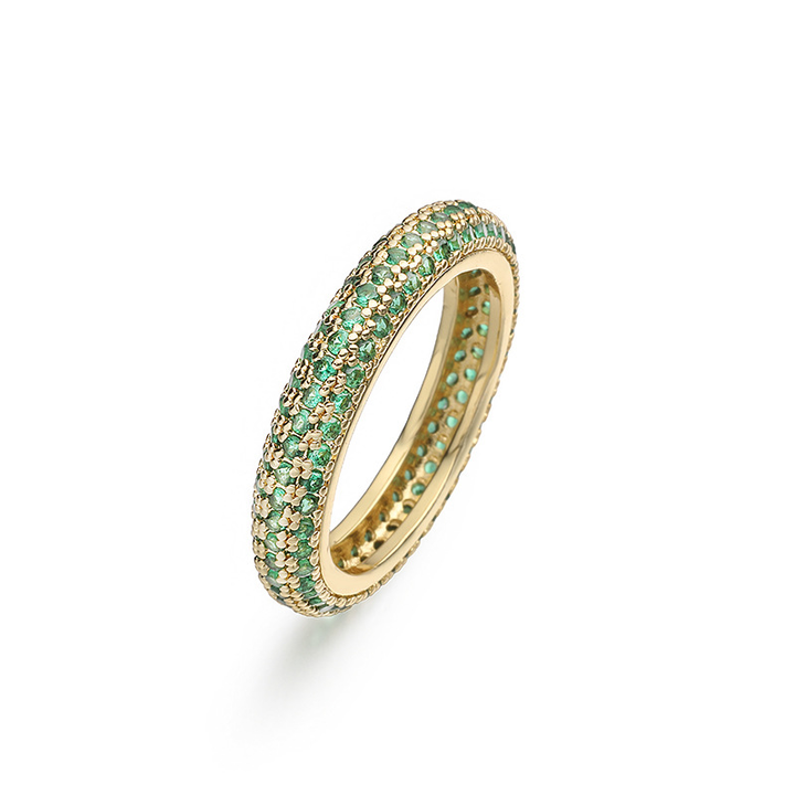 Spectrum Sparkle Band Ring
