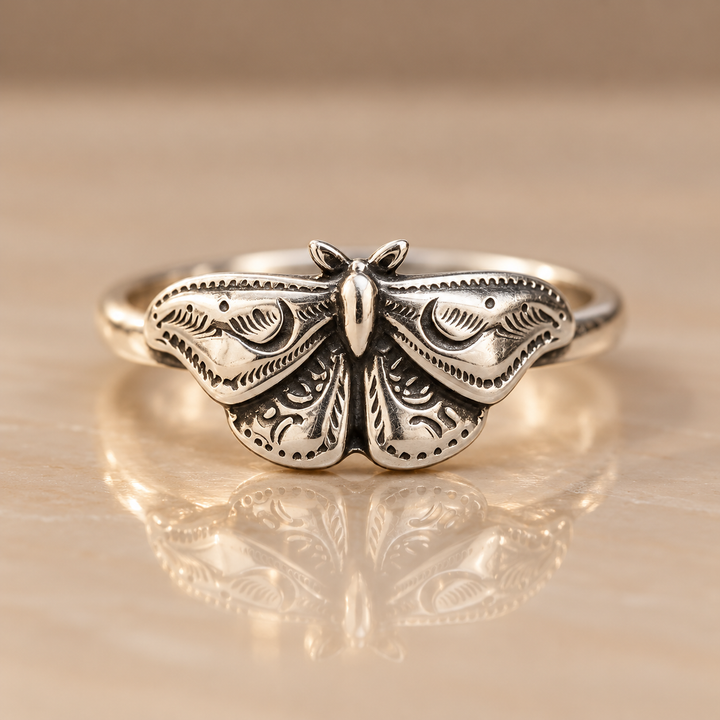 Vintage Moth Ring