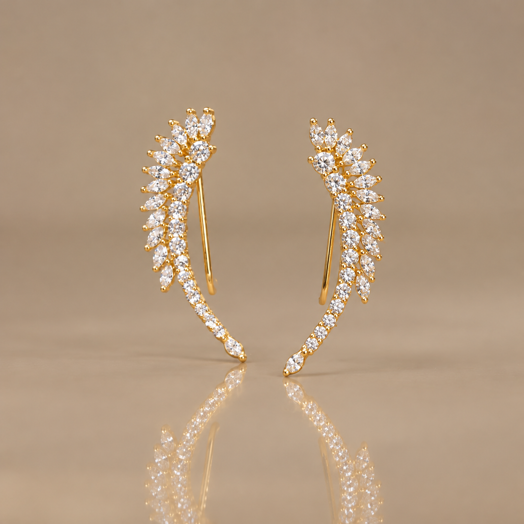 Liora Crystal Ear Climbers