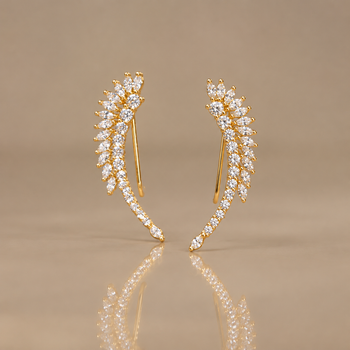 Liora Crystal Ear Climbers