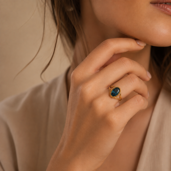 Midnight Sapphire Ring