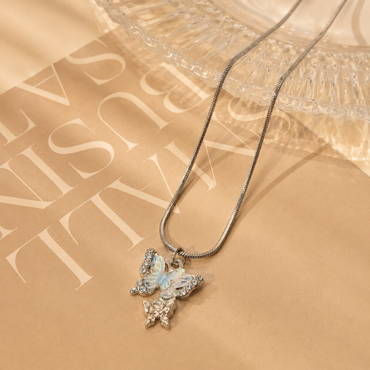 Dreamy Butterfly Pendant Necklace