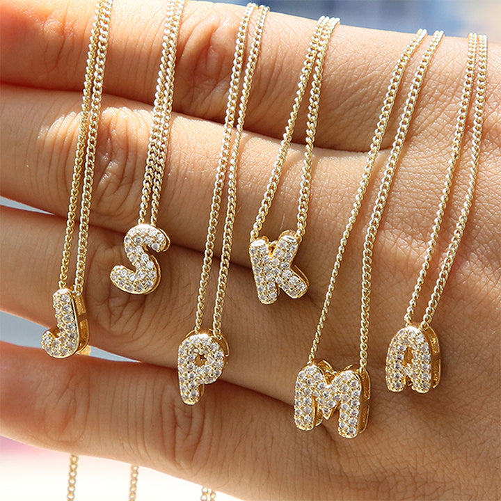 Personalized initials necklace
