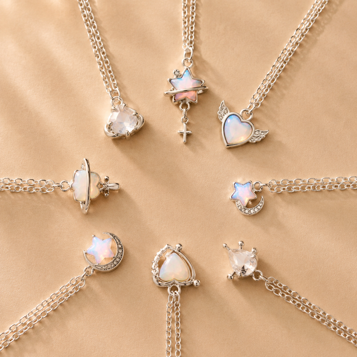 Colorful Cosmic Necklace Collection