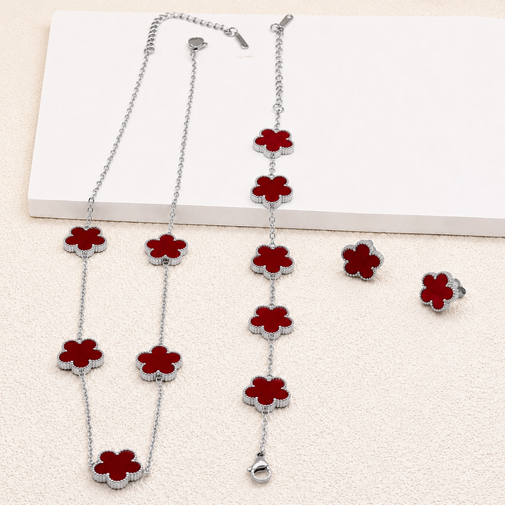 Floral Jewelry Set