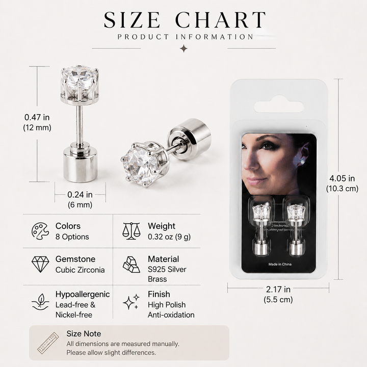 LED Light-Up Stud Earrings