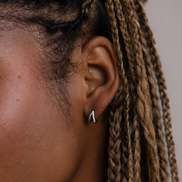Double Curve Hoop Earrings