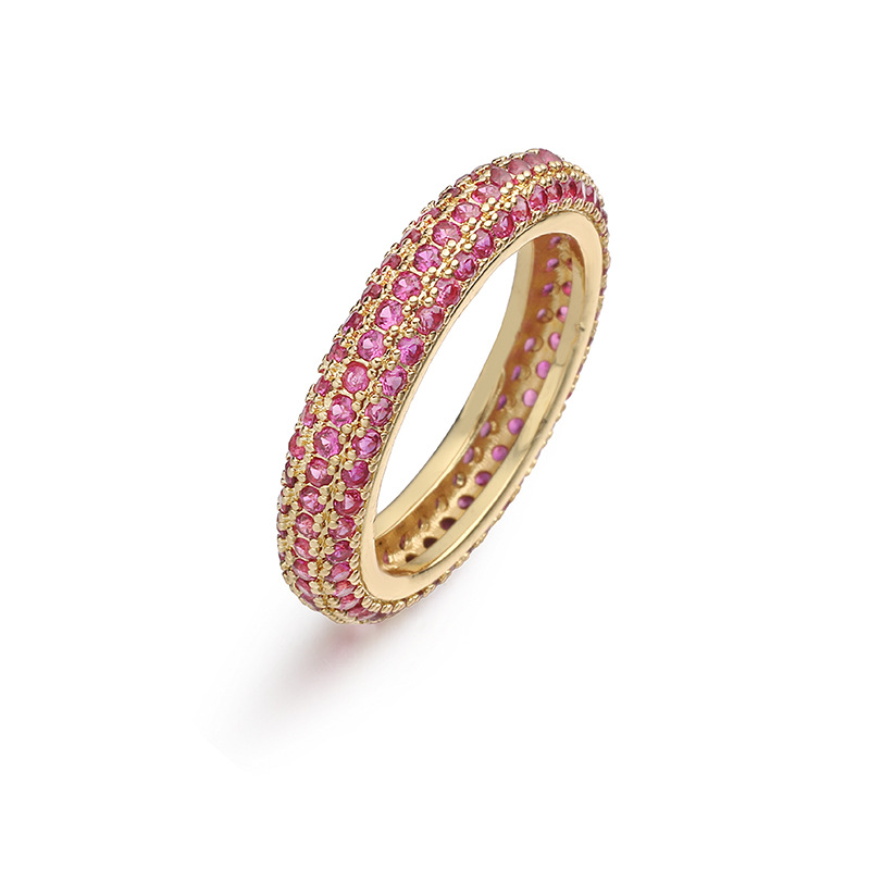 Spectrum Sparkle Band Ring