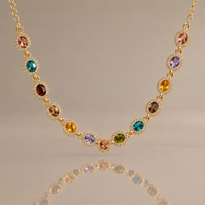 Spectrum Halo Jewelry Set