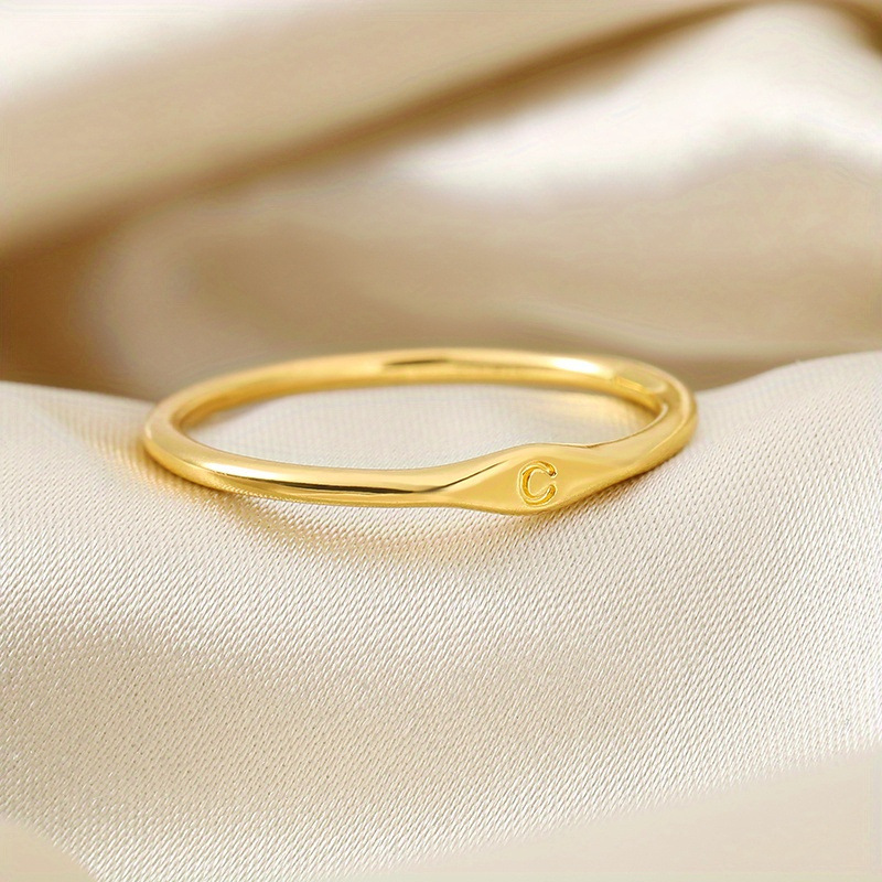 Signature Initial Ring Collection