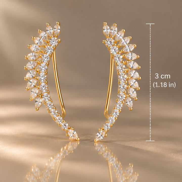 Liora Crystal Ear Climbers