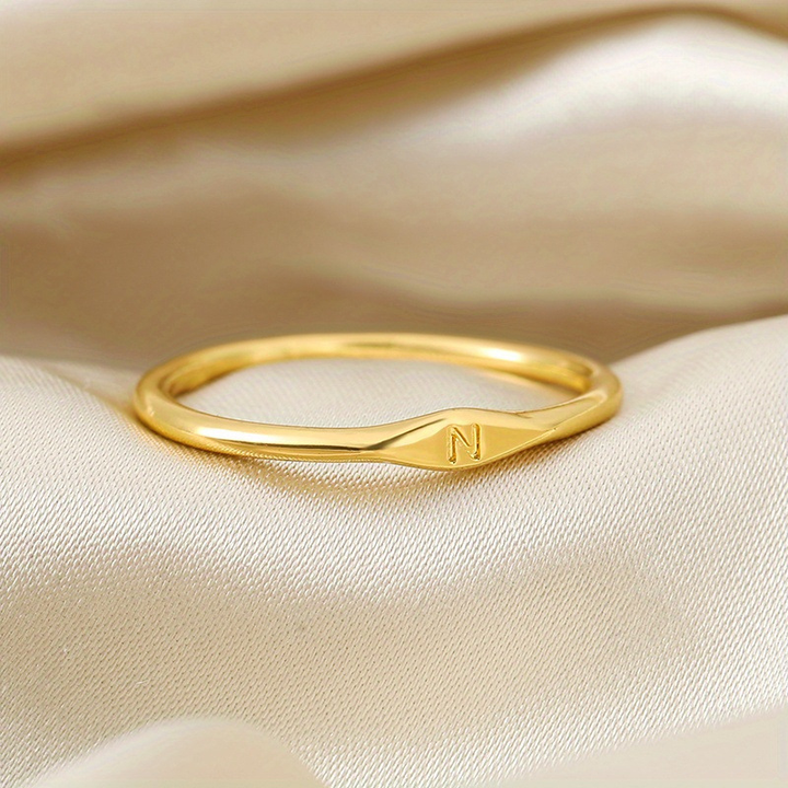 Signature Initial Ring Collection