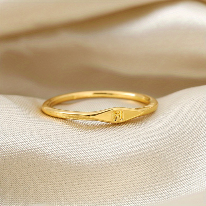 Signature Initial Ring Collection