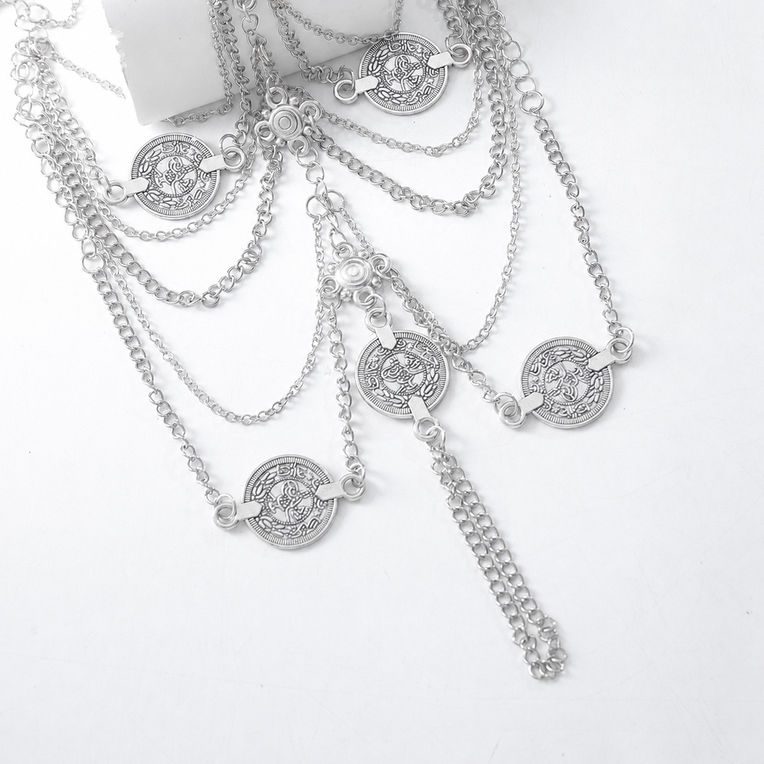 Layered Draped Anklet