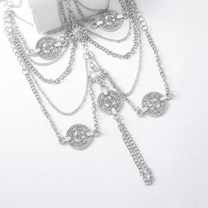 Layered Draped Anklet