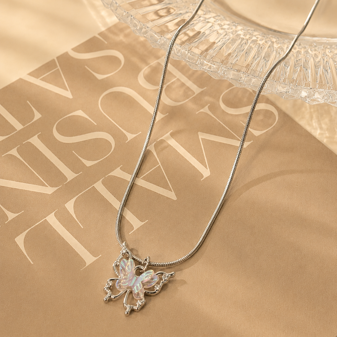 Dreamy Butterfly Pendant Necklace