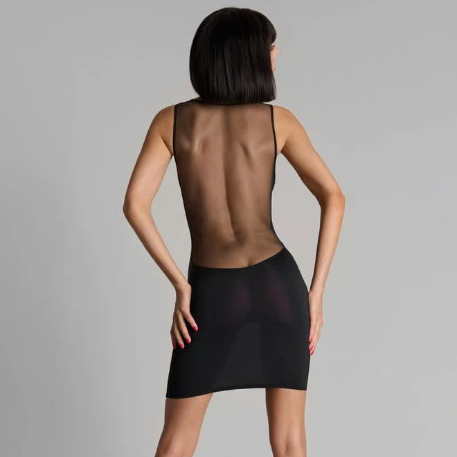 Black Sheer Cut-Out Bodysuit01